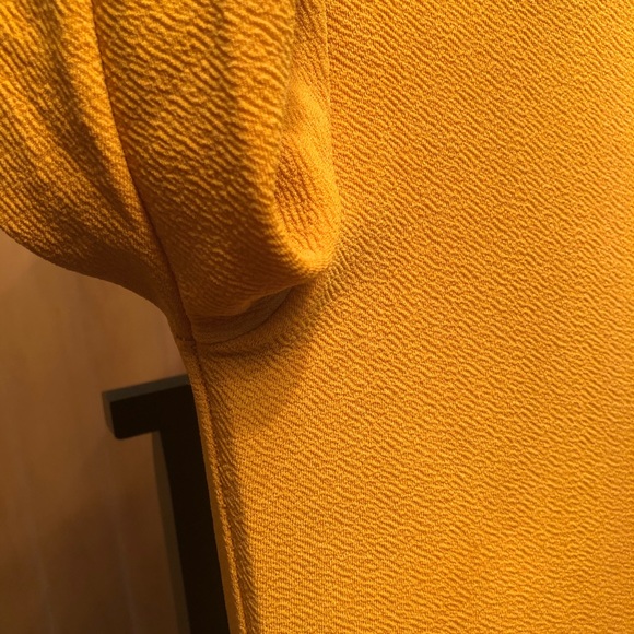 Woman’s fall mustard yellow Mock neck long sleeve shein dress - Picture 11 of 13